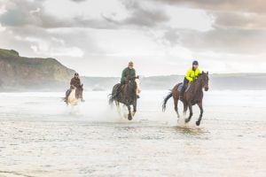 Ride on a beach