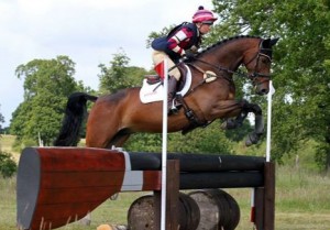 Event horse Gloris Flight, ridden by Samantha Penn.