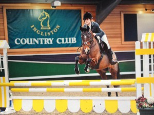 Rebecca and Jack often compete in British Showjumping classes.