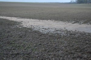 sand after heavy rain on clay soil (Small)